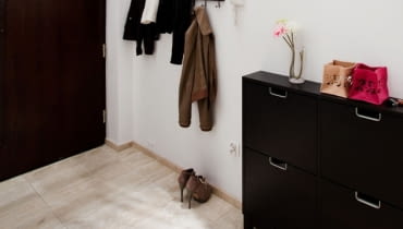 Trawertyn w przedpokoju Trawertyn