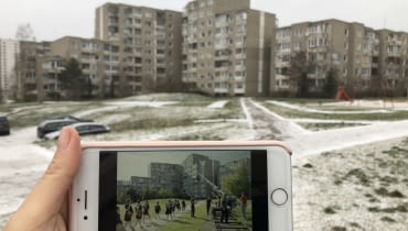 Wilno - dzielnica Fabianiszki zagrała Prypeć w serialu Czarnobyl. Wilno - dzielnica Fabianiszki zagrała Prypeć w serialu Czarnobyl.
