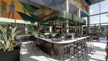 Restauracja w Concordia Design Wrocław. Proj. mode:lina Restauracja w Concordia Design Wrocław. Proj. mode:lina