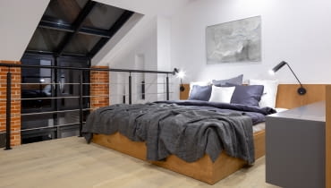 Łóżko na antresoli - inspiracje Łóżko na antresoli - inspiracje