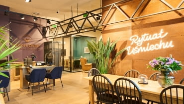 Centrum dentystyczne niczym modna kawiarnia