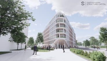Wizualizacja hotelu sieci Barcelo Hotel Group przy ul. Zielonej 4 w Poznaniu Wizualizacja hotelu sieci Barcelo Hotel Group przy ul. Zielonej 4 w Poznaniu