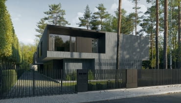 Nero Houses w Józefowie. Proj. Paweł Lis Architekci Nero Houses w Józefowie. Proj. Paweł Lis Architekci