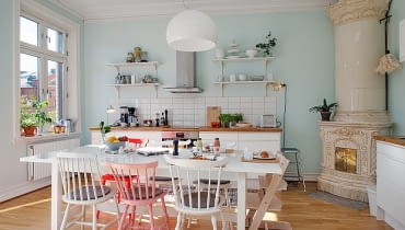 Mieszkanie w kamienicy - 100 m kw. mieszkanie, mieszkanie w skandynawskim stylu, styl skandynawski