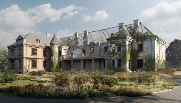 Dom Komedii Aleksandra Fredry w Łaszczowie.