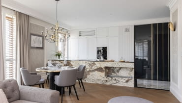 110-metrowy apartament w Warszawie w stylu modern classic 110-metrowy apartament w Warszawie w stylu modern classic