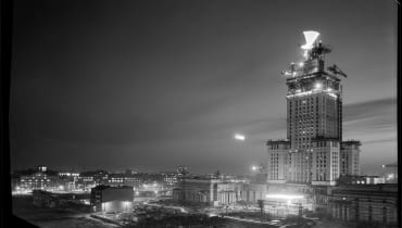 Alfred Funkiewicz, PKiN w budowie, 1953 Alfred Funkiewicz, PKiN w budowie, 1953