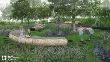 Projekt parku kieszonkowego na Zwierzyńcu Projekt parku kieszonkowego na Zwierzyńcu