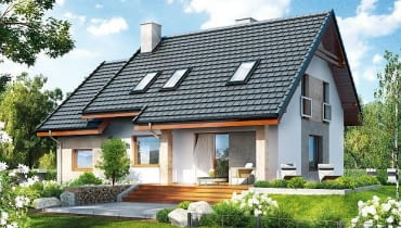 Dom w filodendronach projekty domów, dom jednorodzinny