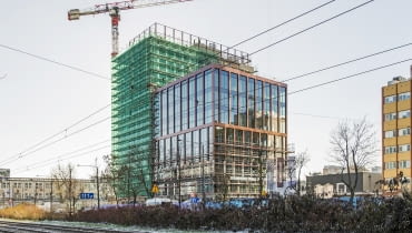 Biurowiec VIBE na warszawskiej Woli. Proj. PIG Architekci Biurowiec VIBE na warszawskiej Woli. Proj. PIG Architekci