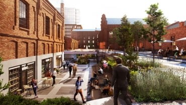 Monopolis: Projekt przebudowy dawnego Monopolu wódczanego w Łodzi Monopolis: Projekt przebudowy dawnego Monopolu wódczanego w Łodzi