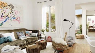 kobiece mieszkanie, stylowe mieszkanie, jasne mieszkanie