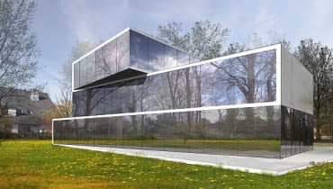 Wizualizacja najnowszego projektu z pracowni Roberta Koniecznego. Dom jednorodzinny powstanie w Bremie (Niemcy)