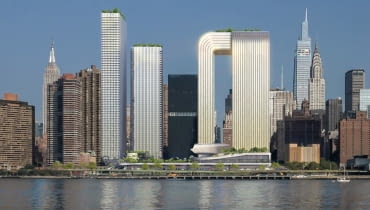 Freedom Plaza w Nowym Jorku. Proj. BIG