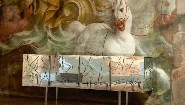 Scrigno - lustrzana komoda, projekt braci Fernando i Humberto Campana. komoda, Edra, Valerio Mazzei, Fernando i Humberto Campana