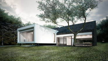 Dom jednorodzinny N House S zaprojektowany przez pracownię Formodesign łódź, formodesign, polska, dom jednorodzinny, n house s