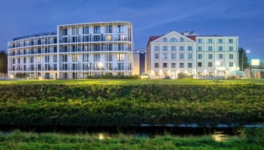 Elektrownia Park Residence w Zamościu. Proj. MTA Architekci Elektrownia Park Residence w Zamościu. Proj. MTA Architekci