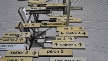 "Time Machine" na Dworcu Centralnym "Time Machine" na Dworcu Centralnym