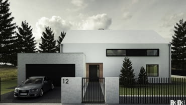 dom jednorodzinny, projekty domów, projekt domu