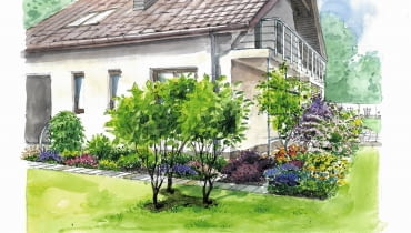 Rabata z trawami Rabata z trawami