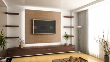 modern interior design (computer generated image 3D)