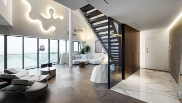 Penthouse’u One - 11 w Mediolanie. Proj. Zaha Hadid Architects Penthouse’u One - 11 w Mediolanie. Proj. Zaha Hadid Architects