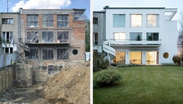 Przebudowa domu na Żoliborzu Oficerskim w Warszawie. Proj. Paweł Lis Architekci Przebudowa domu na Żoliborzu Oficerskim w Warszawie. Proj. Paweł Lis Architekci