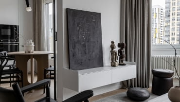 Małe mieszkanie w minimalistycznym stylu