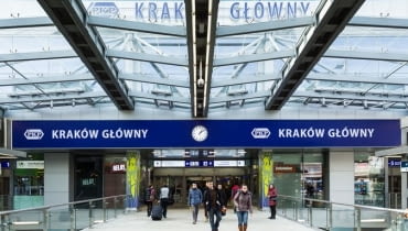 Dworzec kolejowy w Krakowie Dworzec kolejowy w Krakowie
