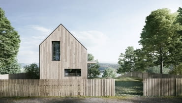 Nowoczesny dom letniskowy w miejscowości Trupel. Proj. YONO Architecture Nowoczesny dom letniskowy w miejscowości Trupel. Proj. YONO Architecture