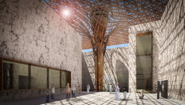 Muzeum Arabskiej Sztuki Współczesnej w Szardży. Proj. AIDA STUDIO - Ronaldo Rodriguez-Leal i Natalia Wrzask. Muzeum Arabskiej Sztuki Współczesnej w Szardży. Proj. AIDA STUDIO - Ronaldo Rodriguez-Leal i Natalia Wrzask.