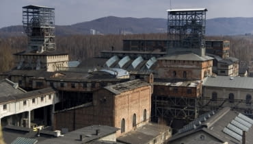 Kopalnia "Julia" w Wałbrzychu - stan obecny Kopalnia "Julia" w Wałbrzychu