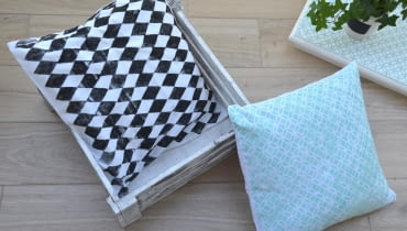 Malowane poduszki w marokańskie wzory DIY, malowanie, dekoracje, dom
