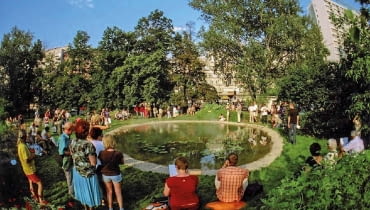 Dotleniacz na placu Grzybowskim Dotleniacz na placu Grzybowskim