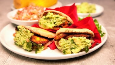 Arepas z plantanem Arepas z plantanem