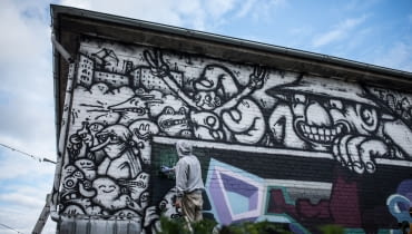 Nowy streetartowy projekt na terenie dawnej Stoczni Gdańsk