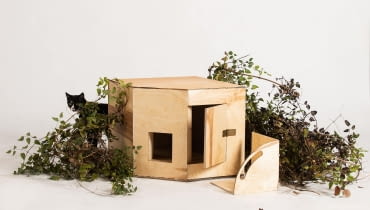 Domek wykonany podczas 1 edycji warsztatów KOTY(dż) w 2018 roku.