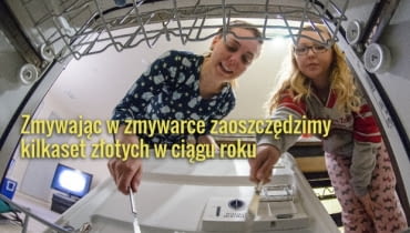 Do ceny zużytej wody trzeba jeszcze doliczyć koszt energii elektrycznej zmywarka