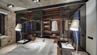 Przeszklona garderoba Przeszklona garderoba