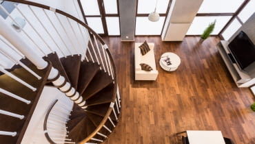 Drewniane schody kręte Drewniane schody kręte