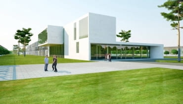 Sceptycy obawiają się, że mający 11 metrów wysokości budynek hotel negatywnie wpłynie na sposób przepływu powietrza w kompleksie 02.03.2012 TORUN ,