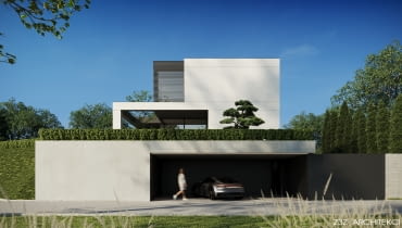 Dom Uniesiony ponad Drogą w Gdańsku. Proj. Z3Z ARCHITEKCI Dom Uniesiony ponad Drogą. Proj. Z3Z ARCHITEKCI