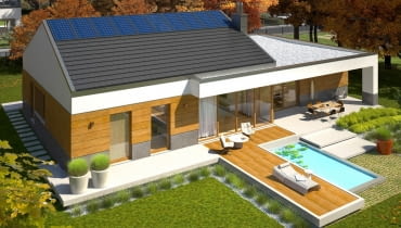 Projekt domu EX 11 G2 (wersja D) Projekt domu EX 11 G2 (wersja D)