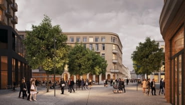 Plac Pięciu Rogów w Warszawie. Proj. WXCA Plac Pięciu Rogów w Warszawie. Proj. WXCA