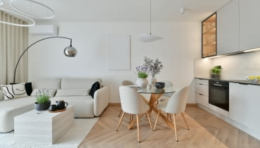 Aranżacja pokoju dziennego.