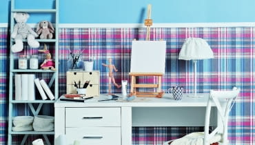 14.07.2016 Warszawa , Wnetrza , kolor i wzor , temat biurko , sesja dla magazynu Cztery Katy , stylizacja Joanna Plachecka .Fot. Michal Mutor