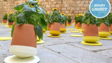 Voltasol, czyli ruchoma doniczka. Proj. studio BAG Disseny voltasol, ruchoma doniczka, niezły gadżet