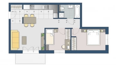Plan mieszkania Plan mieszkania, projektowanie wnętrz