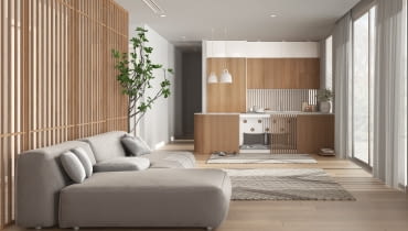 Jasny dom pełen japońskich i skandynawskich akcentów