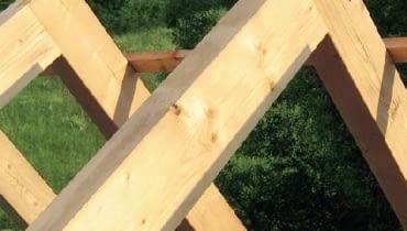 konstrukcja dachu, kalenica, krokwie